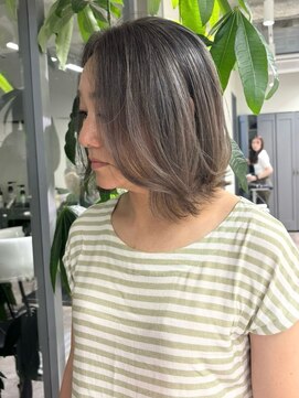 hair salon Heir【4月19日NEW OPEN(予定)】 40代の白髪悩み解決◎人気ぼかし長めショート