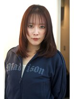 ピケアルファ 富士店(pique alpha)&nbsp;ミディアムレイヤー×レッドブラウン