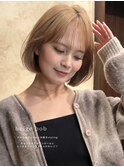 ☆春日☆縮毛矯正ミルクブラウンダウンバングダークパープル69