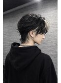 インナーカラーマッシュウルフ
