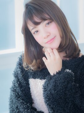 オーブ ヘアー ガーデン 渋谷店(AUBE HAIR garden) フリンジバング☆ワンカールボブ