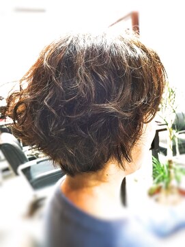 キャン 温品店(CAN) 【CAN】40代以上にオススメ！ゆるふわショート×サンドベージュ