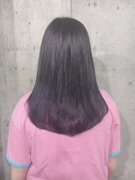 サロンドミルク 原宿(salon de MiLK) パールアッシュ&アクセントカラーラベンダー