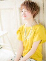クオーレ ヘア アンジュ 水戸店(CUORE HAIR ange)&nbsp;*ange水戸*…ダブルバングの個性的小顔センシュアルショートa