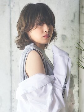 ピークアブー アヴェダ アトレ恵比寿(PEEK-A-BOO AVEDA) 【マッシュ】毛先パーマで大人かわいいニュアンス前髪恵比寿須賀