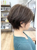 ふんわりグラデーションショート