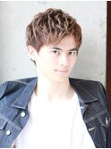 メンズヘア王道ショート×アップバング