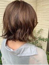 リーフ ヘアアンドリラクーゼーション(Leaf hair&relaxation) ボブ×ゆるツヤパーマ☆