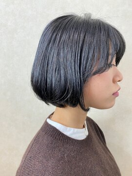 ヘア プロデュース キュオン(hair produce CUEON.) 丸みが可愛いボブ