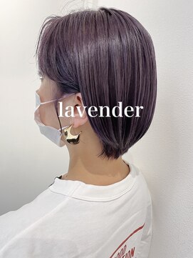 リリー(Lilley) 【Lilley 稲永麻衣】ラベンダーカラー+透け感ヘア 天神/今泉