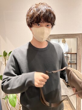 メルト 吉祥寺(melt) 秋冬マッシュウルフ　ランダムスパイラルパーマ 前下がり 吉祥寺