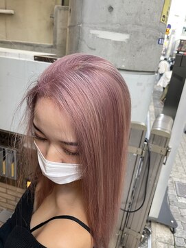 ラフ 難波店(LAFF) #黒髪#ボブルフ#ネビージュ#小顔#ワンレン