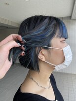 エンリー(ENlee) 【とまべち】ボブ×カラフルオーシャンブルー