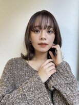 髪質改善トリートメント透明感カラーゆるふわミディアム