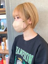 Lond表参道【伊杏】小顔顔まわりカット 骨格矯正丸みショート