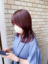 ピンクブラウンカラー