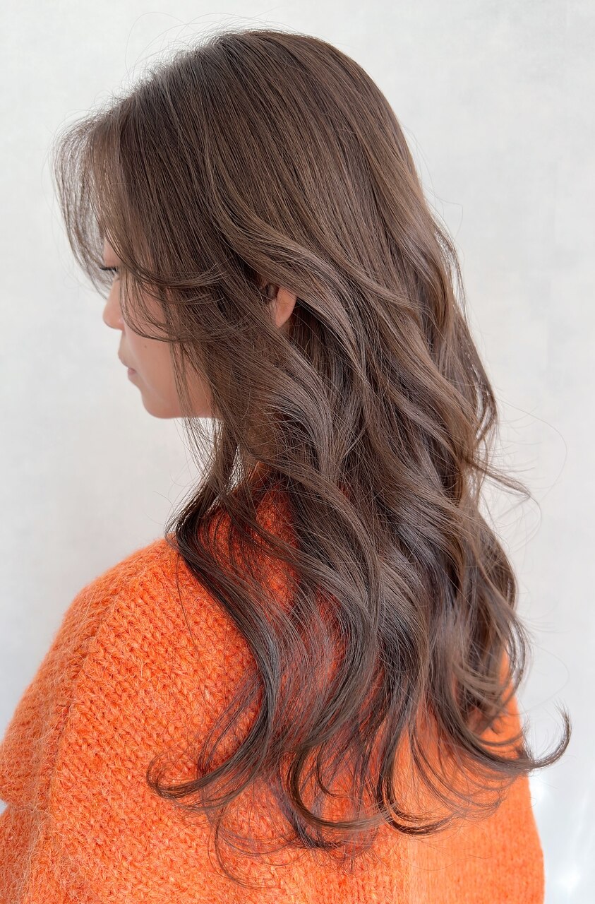 【人気No.1】カット+うる艶カラー+保護TR ￥6600 【ヘアカラー】