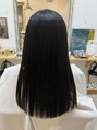 ヘア クリエイト ココカラ(hair create Cocokara) 縮毛矯正と髪質改善トリートメントでさらに、ウルツヤストレート