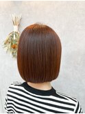 乾かすだけでまとまるボブ