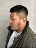 メンズベリーショート男前フェードカットスタイル【新大阪】