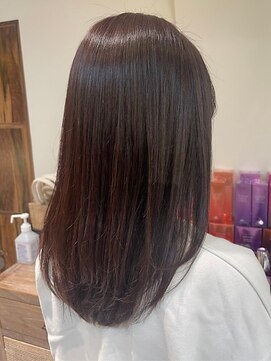 ヘアリゾート粋 トゥジュ 池袋東口店(tujuh) まろやかブラウン/ストレート