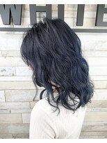 リベルテ 高崎(Liberte) ネイビーブルー×グラデーション