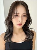 前髪なしフェミニンロング×メルティカラー×美髪×横浜