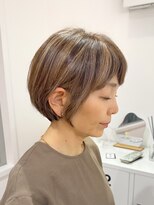 スイ(suiw)&nbsp;イメチェン☆アンブレラカラーハイライトショートボブ【suiw】