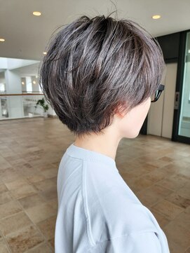 ビュートリアム 神戸(BEAUTRIUM) ニュアンスパーマショート/ショートカット/ショートヘア/40代