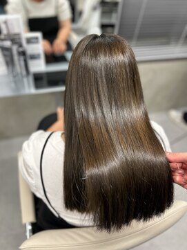 アヴァンス 西田辺(AVANCE.) オリーブベージュ/艶カラー/髪質改善【阿倍野、西田辺】