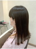 ストレートロング×30代