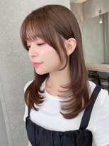 ロンドワン 三宮元町(Lond one) 韓国レイヤーカット/ヨシンモリフェイスレイヤー/艶髪カラー