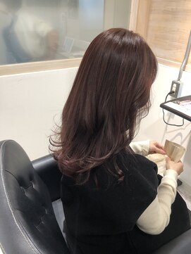 リドルヘアー 石井町店(Riddle HAIR) パープルピンクカラー