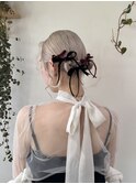 【zest中野/セイラ】結婚式お呼ばれタイトヘアアレンジ