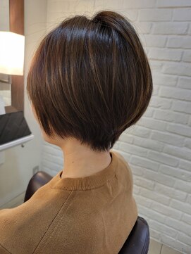 スタイル 成城学園前(STYLE) 耳かけショートボブ　絶壁解消ヘア　クビレショート