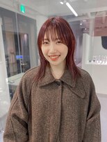 レフ(LEF)&nbsp;くびれミディ/ボルドーブラウン/暖色系/レイヤー