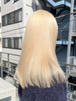 ニコ トウキョウ 渋谷(nico TOKYO)&nbsp;ホワイトブロンドダブルカラーケアブリーチハイトーン