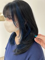 ブロッサム 保谷(Blossom) 20代30代大人可愛いアッシュグレージュダブルカラー美肌ブルー