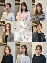 VISAGE　a.c.tのスタイリストをご紹介　それぞれのデザインのスペシャリスト多数在籍