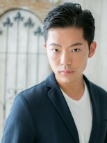 モッズヘアメン 札幌月寒店(mod's hair men) アップバング黒髪フェザーショートo札幌月寒