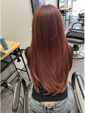 エレクシィ(ELEXY) 美髪カラー　コーラルブラウンロング