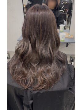 ジルバイジゼル(JILL by GiseL) ロング ケアブリーチ ラベンダーグレージュ 10代20代