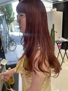 バイブス バイ ケンジ(vibes by KENJE) ブリーチカラー　ピンクレッド