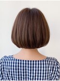 似合わせショートヘア　ココアブラウン◎30代40代50代