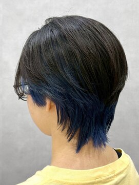 ミル(1001 mille) イルミナカラー/イヤリングカラー/カラー/ブルー/ショート