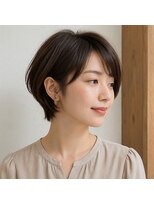スープレックス ヘアーデザイン(SOUPREX HAIR DESIGN) 美フォルムナチュラルショートボブ 20代 30代 40代 50代 60代
