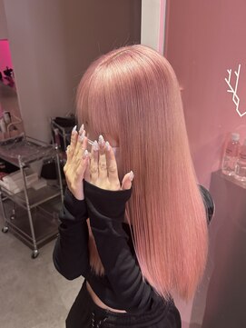 ダズリングディア(Dazzling Deer) ピンクベージュ/ピンクラベンダー/ロング/レイヤーカット