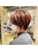 髪質改善と縮毛矯正の専門店 サンティエ(scintiller)&nbsp;大人綺麗な小顔襟足スッキリショートボブ　30代40代50代