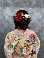 ラウル(Laulu)&nbsp;クラゲヘアー/小顔/ココアベージュ/オリーブグレー/佐倉