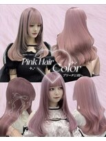 Mel 表参道 ケアブリーチ/ダブルカラー/ハイトーン【2月下旬 NEW OPEN（予定）】&nbsp;人気のハイトーンピンクまとめブリーチ2.3回～